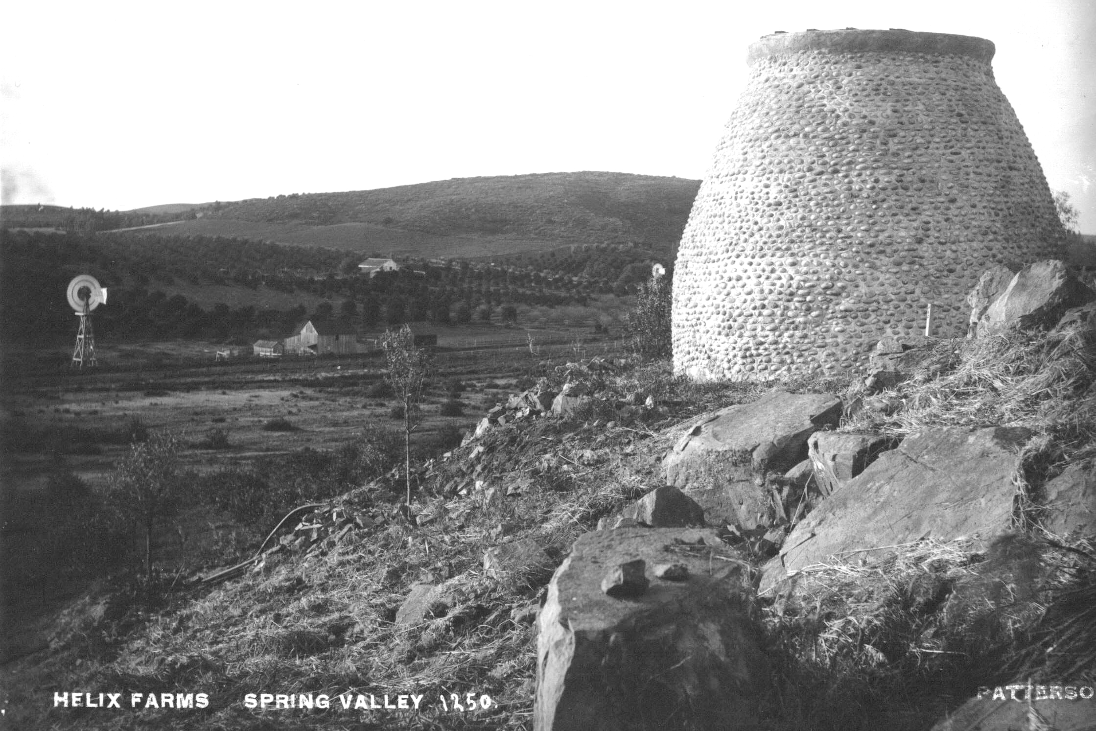 Helix Farms and Water Cistern: 1895, North